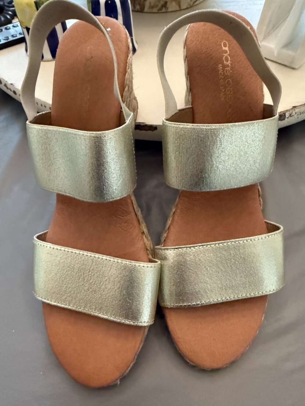 Andres Assous Allison Espadrille wedge sandal